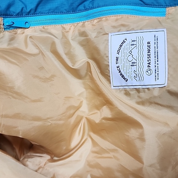 Passenger Teal Hooded Puffer Jacket sz M - Picture 5 of 7